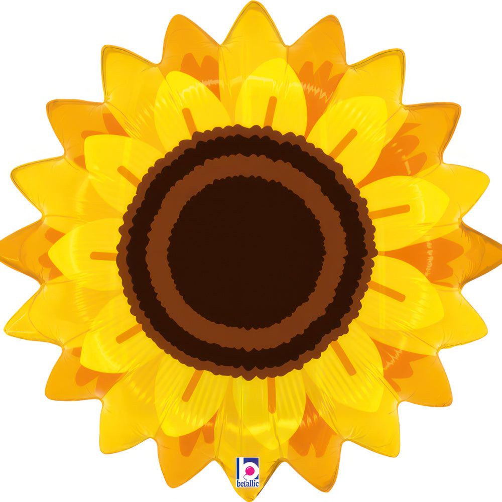 Zonnebloem Folie Ballon - 56 cm