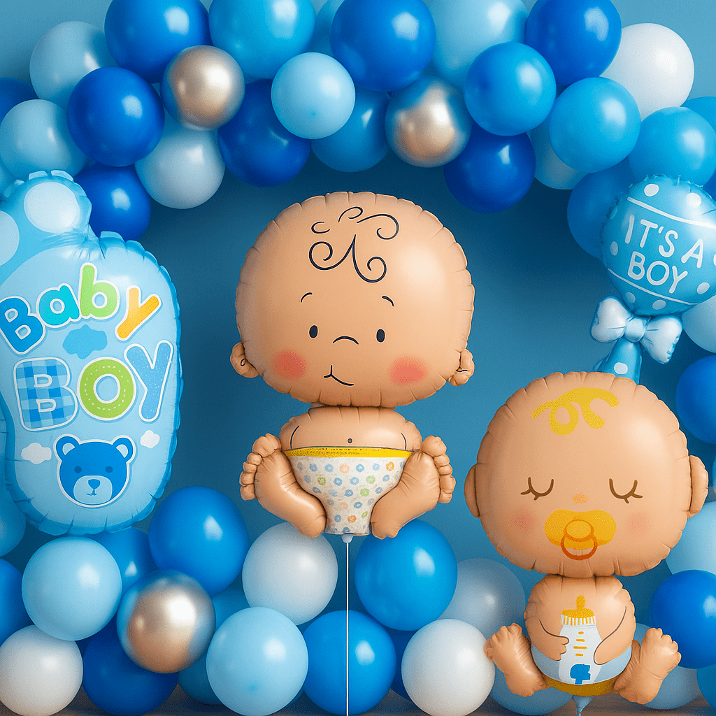 Babyshower Mannen – Originele Ideeën, Spellen & Decoratie | Ballonnenshop.nl - Ballonnenshop.nl