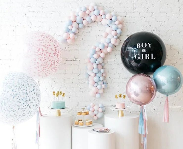 Gender reveal versiering voor een onvergetelijke onthulling - Ballonnenshop.nl