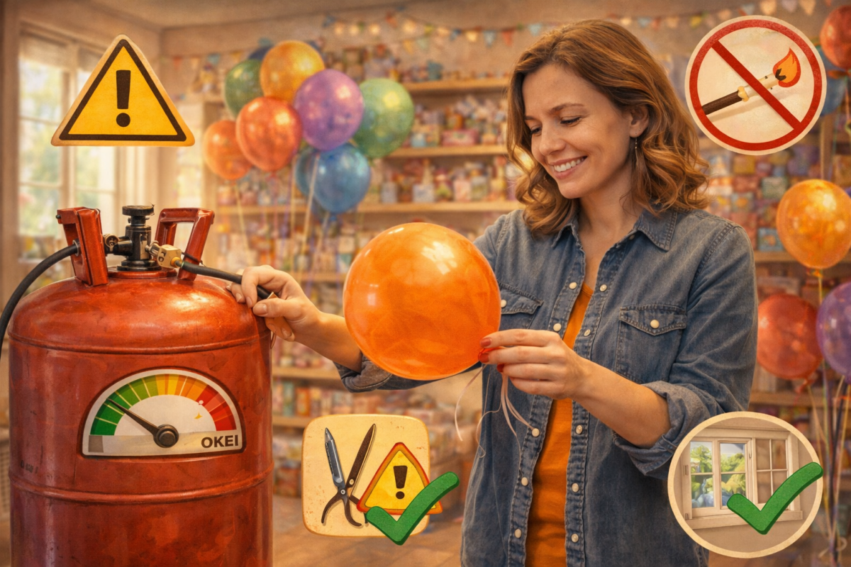 Helium en veiligheid in huis - Ballonnenshop.nl
