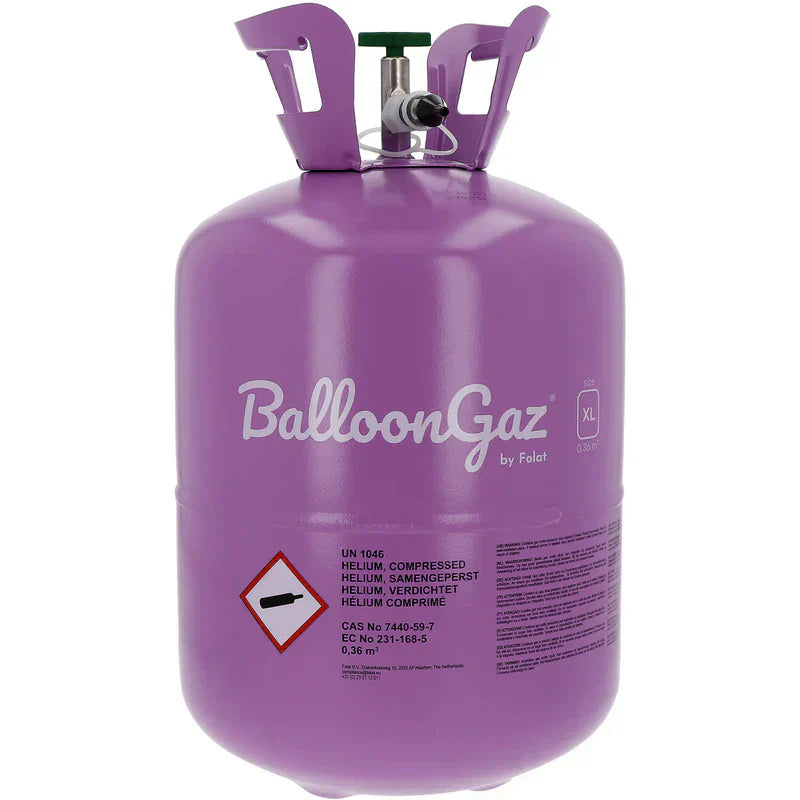 Kies voor een helium tank met 99,9% pure helium!
