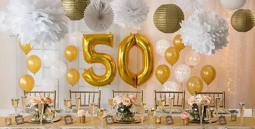 Lees hier over de mooiste jubileum ballonnen en andere versiering. - Ballonnenshop.nl