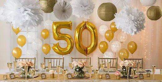 Lees hier over de mooiste jubileum ballonnen en andere versiering. - Ballonnenshop.nl