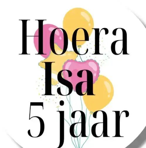 Naam op ballon; perfecte decoratie voor feestjes - Ballonnenshop.nl