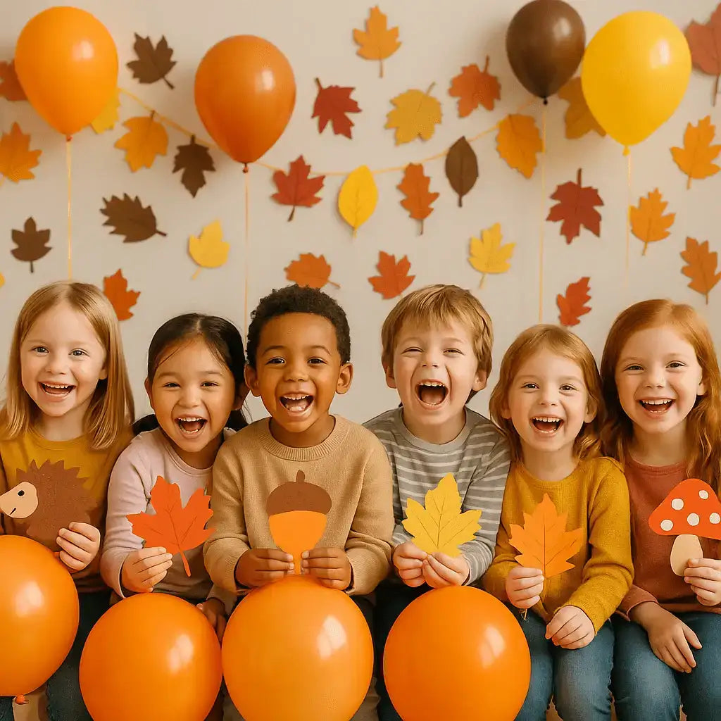 Thema Herfst Kleuters: creatieve ideeën, spelletjes & ballonnenpret - Ballonnenshop.nl