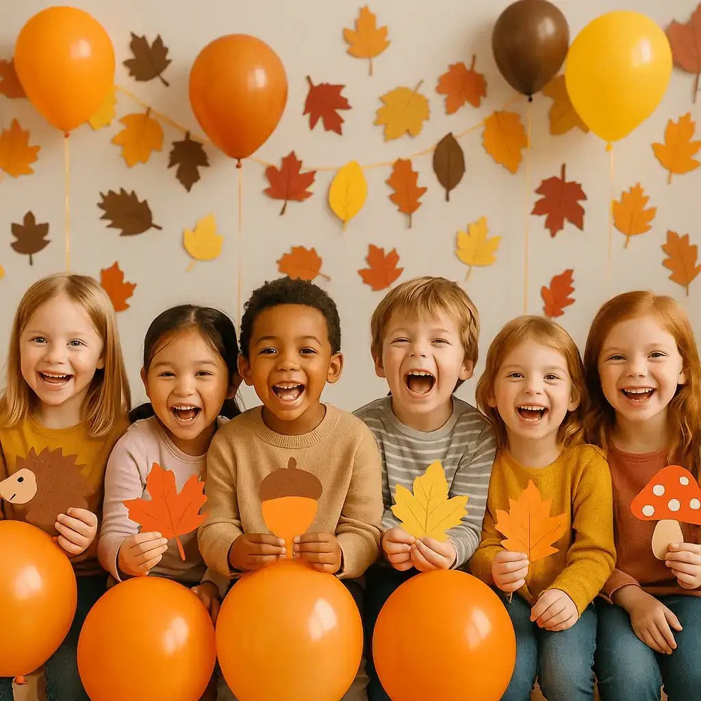 Thema Herfst Kleuters: creatieve ideeën, spelletjes & ballonnenpret - Ballonnenshop.nl