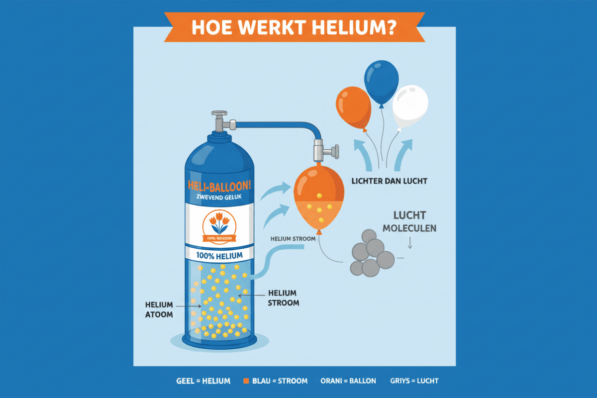 Waar let je op bij helium? - Ballonnenshop.nl