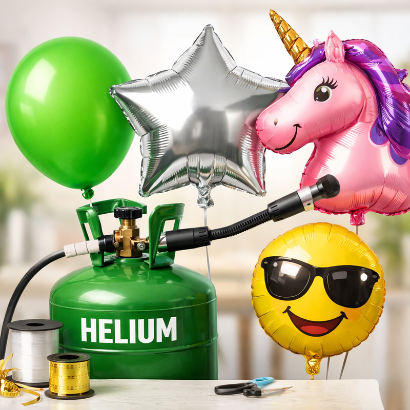 Ballonnen die geschikt zijn voor helium