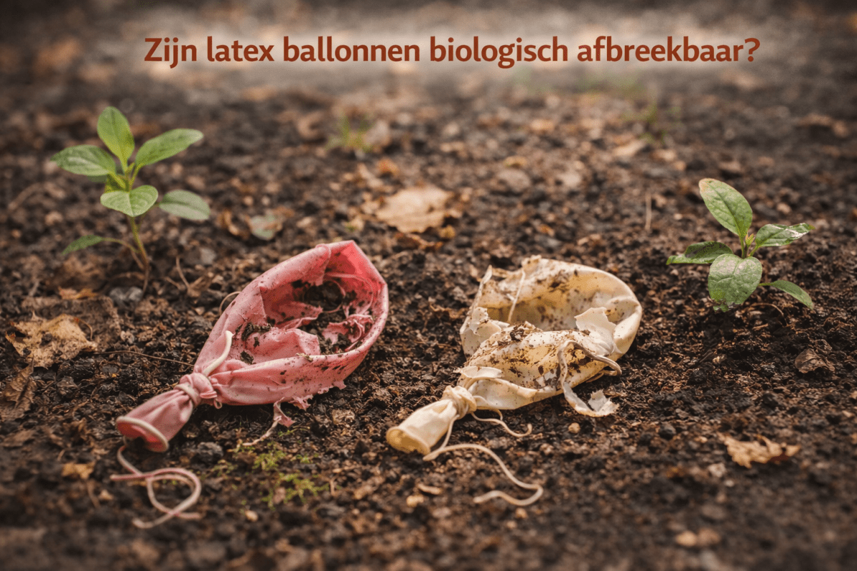 Zijn latex ballonnen biologisch afbreekbaar? - Ballonnenshop.nl