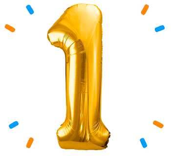 1 jaar ballon versturen - Ballonnenshop.nl