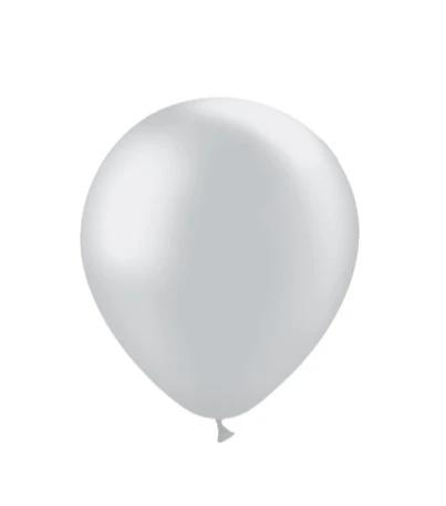 zilveren ballonnen