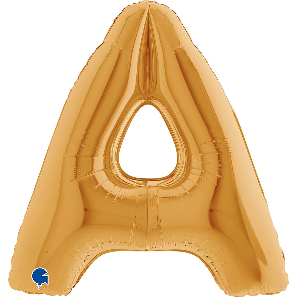 Gouden letter ballonnen 102 cm
