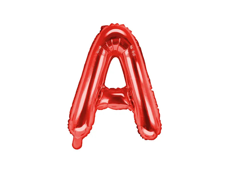 Rode letter ballonnen