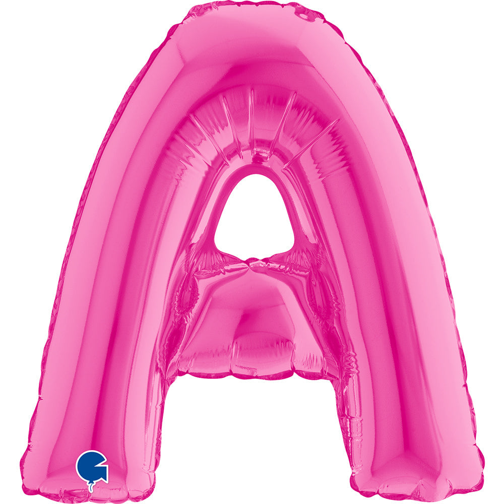 Roze letter ballonnen 35 cm