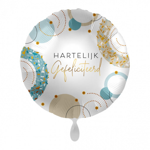 helium gevulde gefeliciteerd ballon