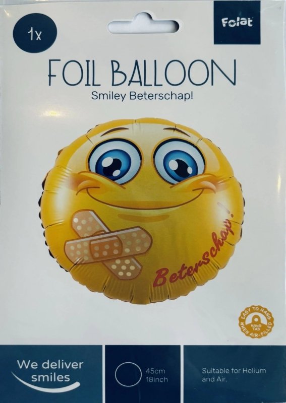 Niet gevulde beterschap ballon - Ballonnenshop.nl