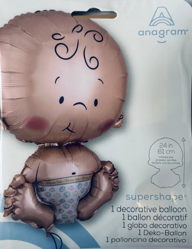Niet gevulde geboorte ballon - Ballonnenshop.nl