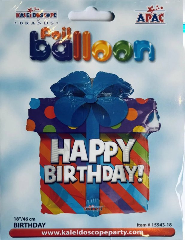 Niet gevulde verjaardag ballon - Ballonnenshop.nl