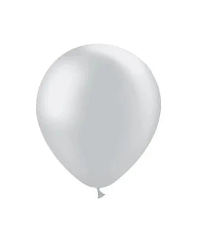 Zilveren ballonnen - Ballonnenshop.nl