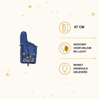 1 Dad Folie Ballon 87 cm - Ballonnenshop.nl