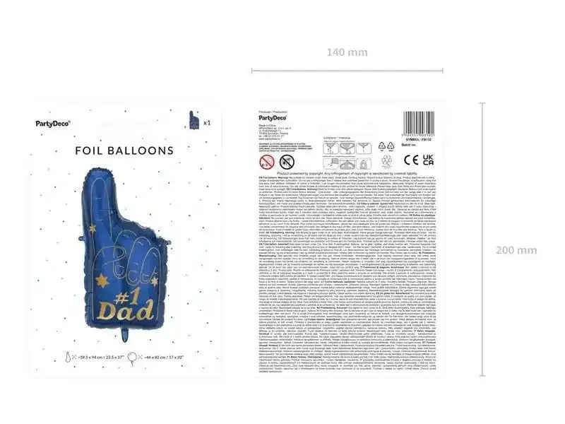 1 Dad Folie Ballon 87 cm - Ballonnenshop.nl