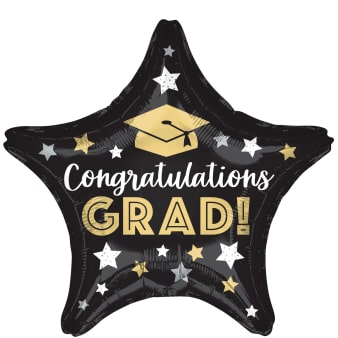 Congratulations Grad Helium Ballon - Gevuld Met Helium - 43 cm