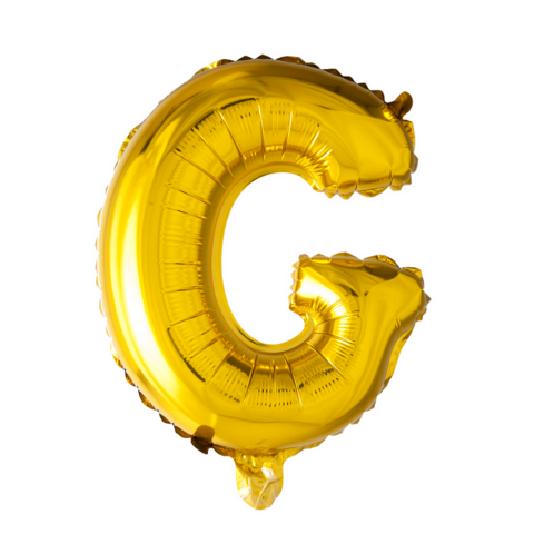 Letter Ballon G - Goud - 41 cm