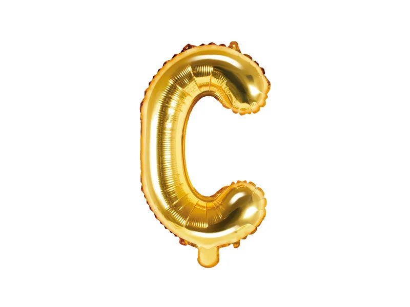 Letter Ballon C Goud - 35 cm