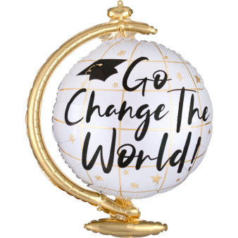 Go Change The World Helium Ballon - Gevuld Met Helium -  58 cm