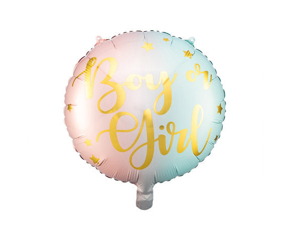 Boy Or Girl Helium Ballon 35 cm