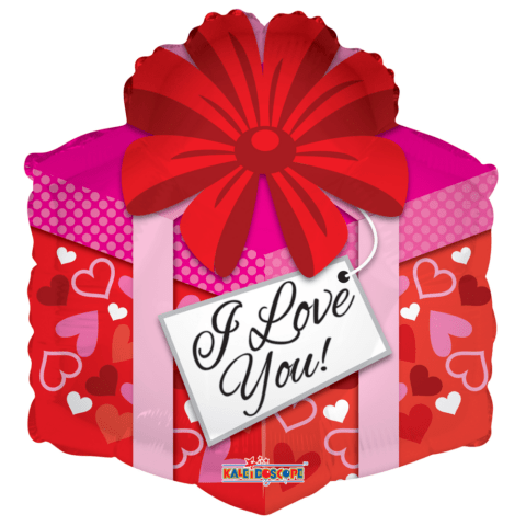 Cadeau I Love You Helium Ballon - Gevuld Met Helium - 45 cm