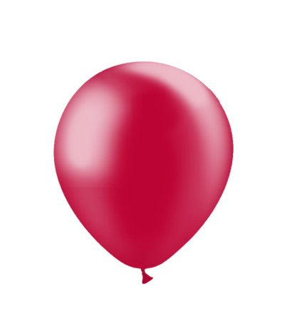 Rode Ballonnen Metallic 10 Stuks 30 cm