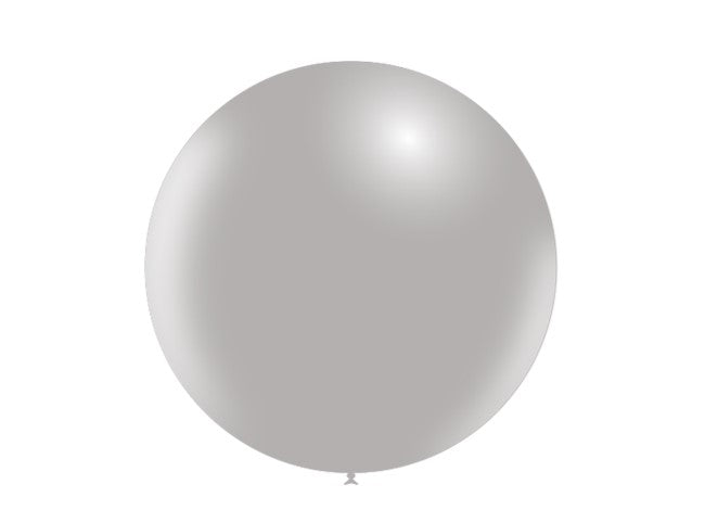 Grijze Mega Ballon 60 cm