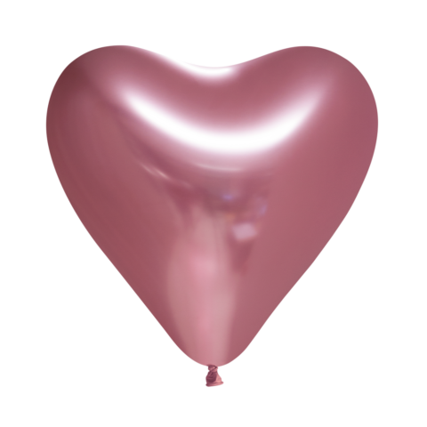 Roze Hartjes Ballonnen - 6 stuks - 30 cm