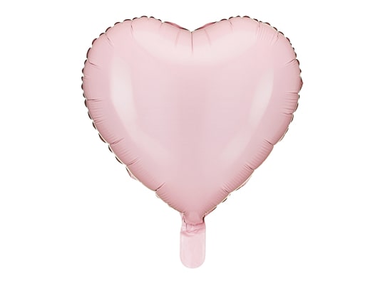 Hart Ballon Licht Roze 45 cm
