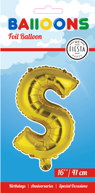 Letter Ballon S - Goud - 41 cm