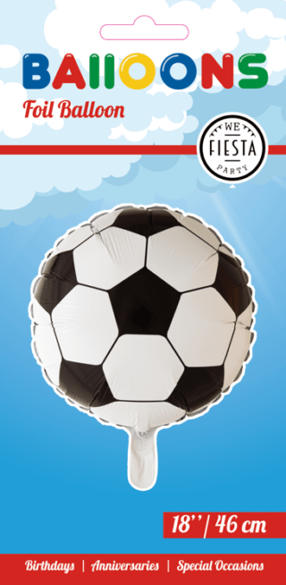 Voetbal Helium Ballon - 45 cm