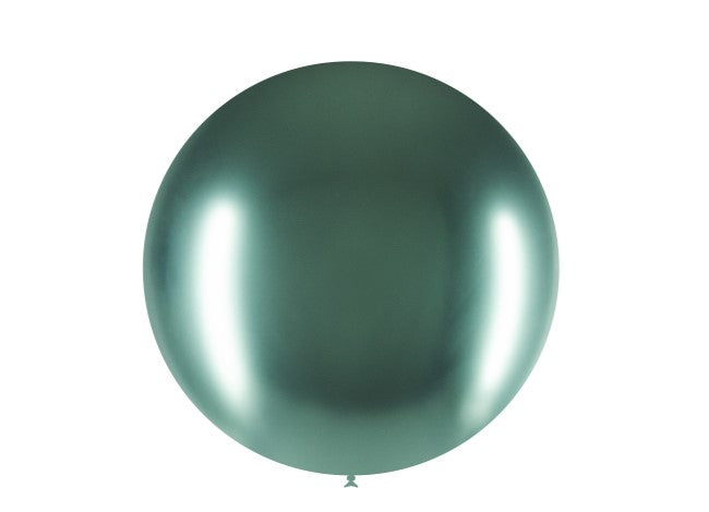 Groene Mega Ballon Chroom 60 cm