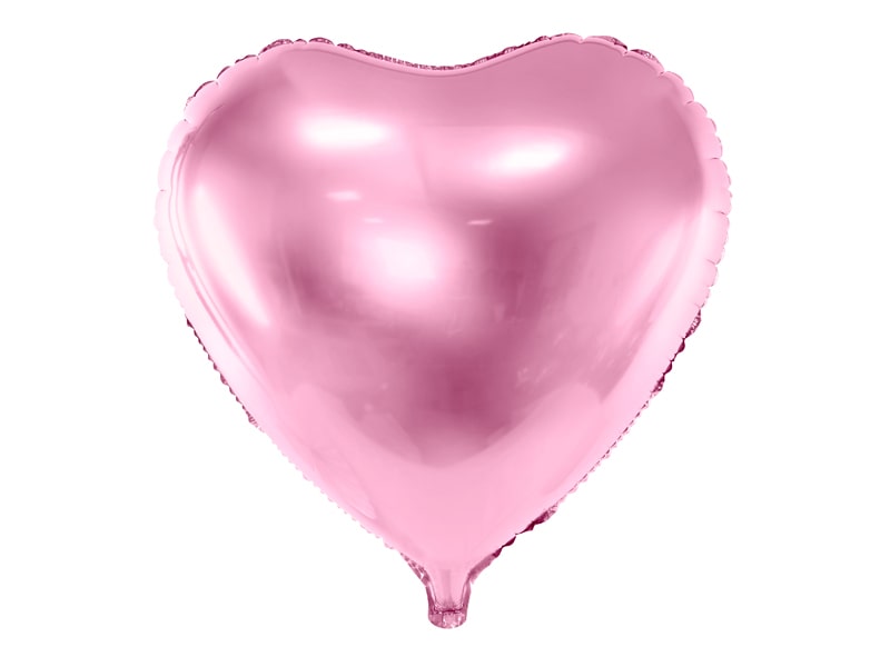 Hart Ballon Roze 45 cm