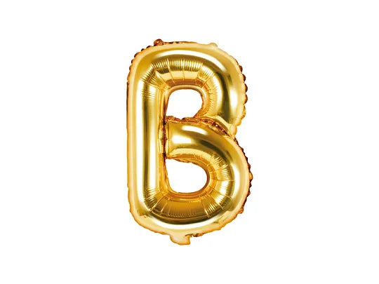 Letter Ballon B Goud - 35 cm