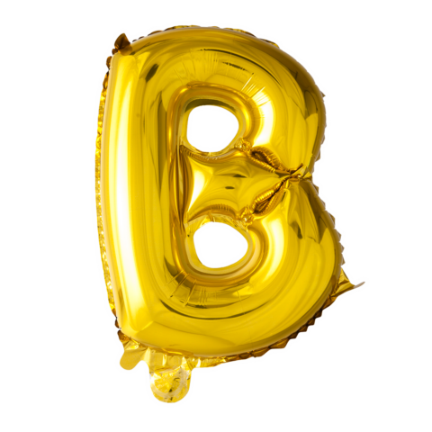 Letter Ballon B - Goud - 41 cm