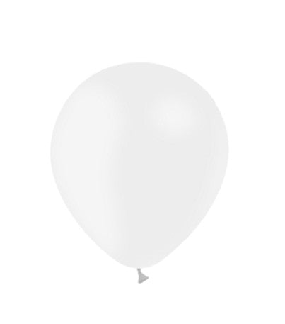 Witte Ballonnen Metallic 10 Stuks 30 cm