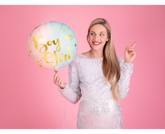 Boy Or Girl Helium Ballon 35 cm