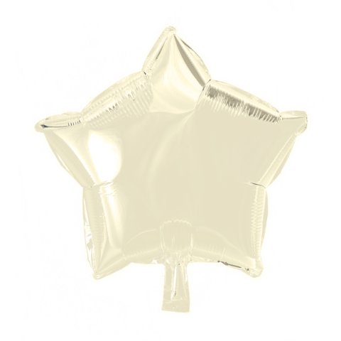 Ster Ivory Helium Ballon - 46 cm