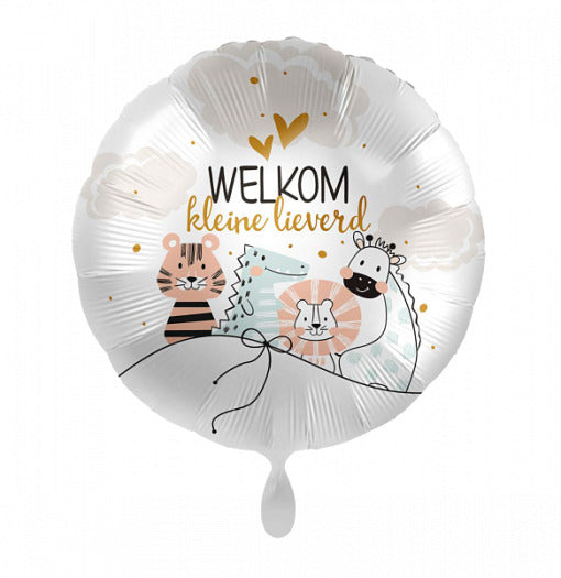 Welkom Kleine Lieverd Helium Ballon - 43 cm