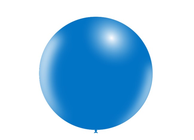 Blauwe Mega Ballon XL 91 cm