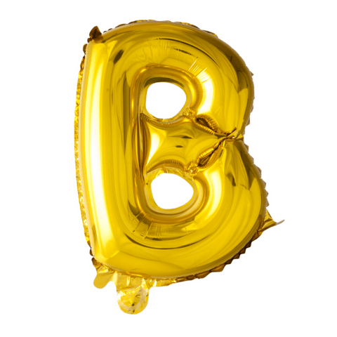 Letter Ballon B Goud 102 cm