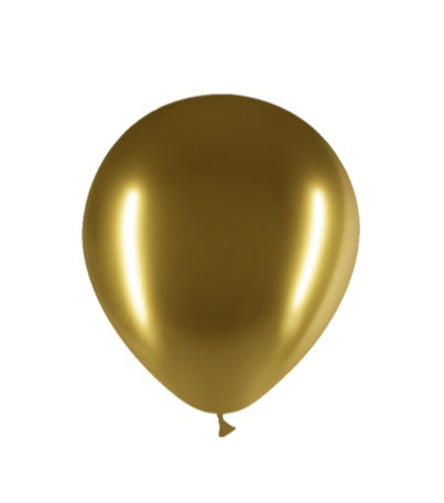 Gouden Ballonnen Chroom 10 Stuks 30 cm