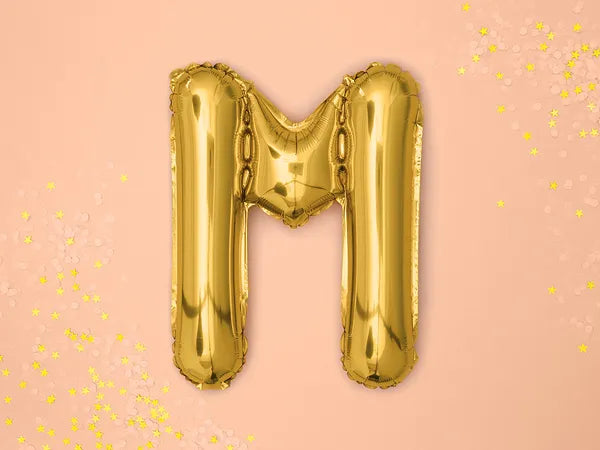 Letter Ballon M Goud - 35 cm