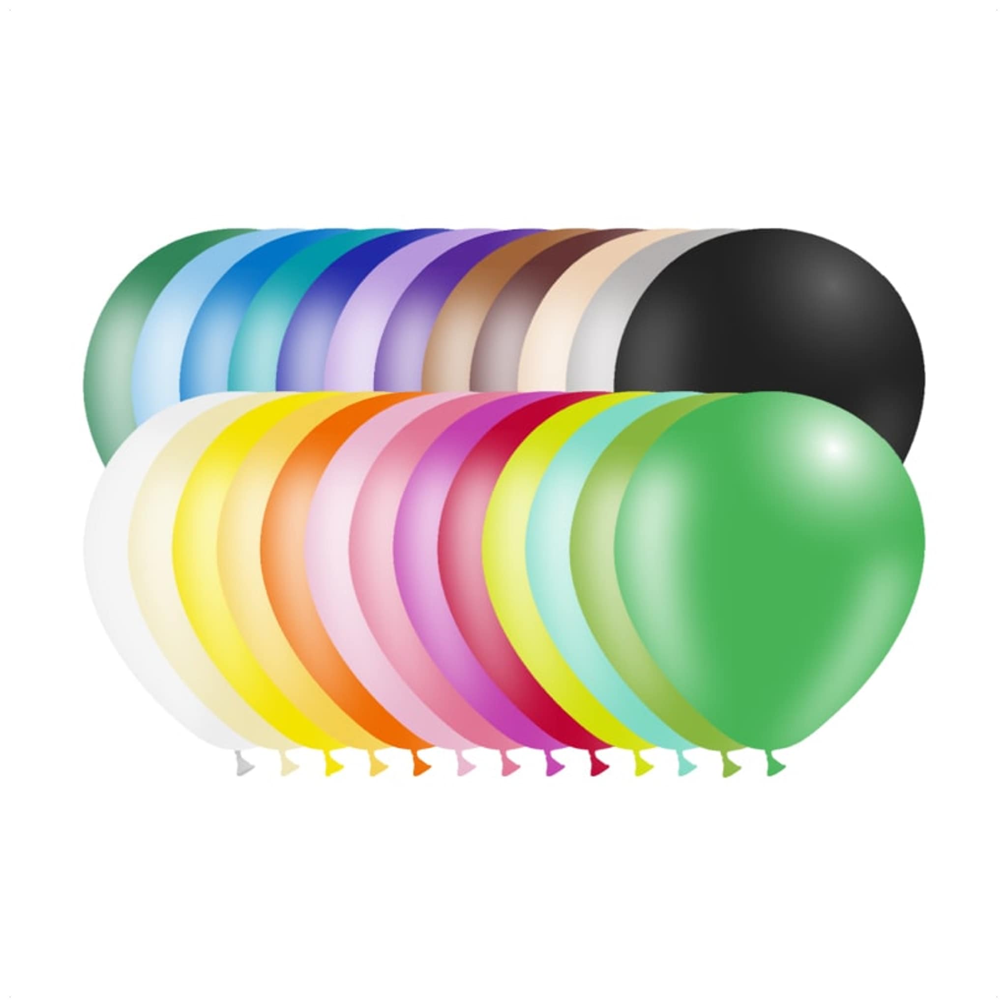 Gekleurde Ballonnen 50 Stuks 30 cm
